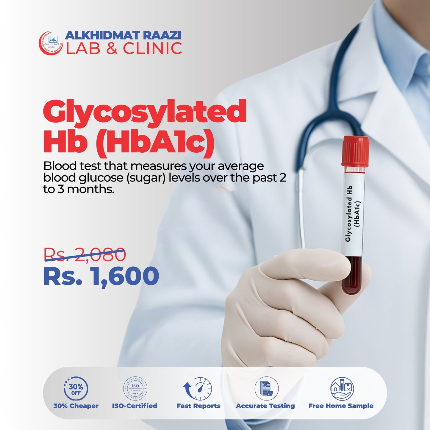 Glycosylated Hb (HbA1c)