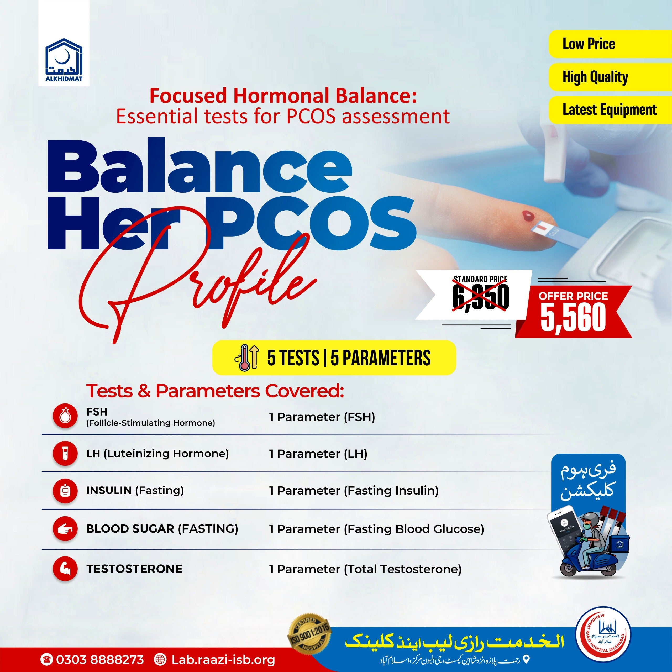 Balance Her PCOS Profile – Alkhidmat Raazi Lab